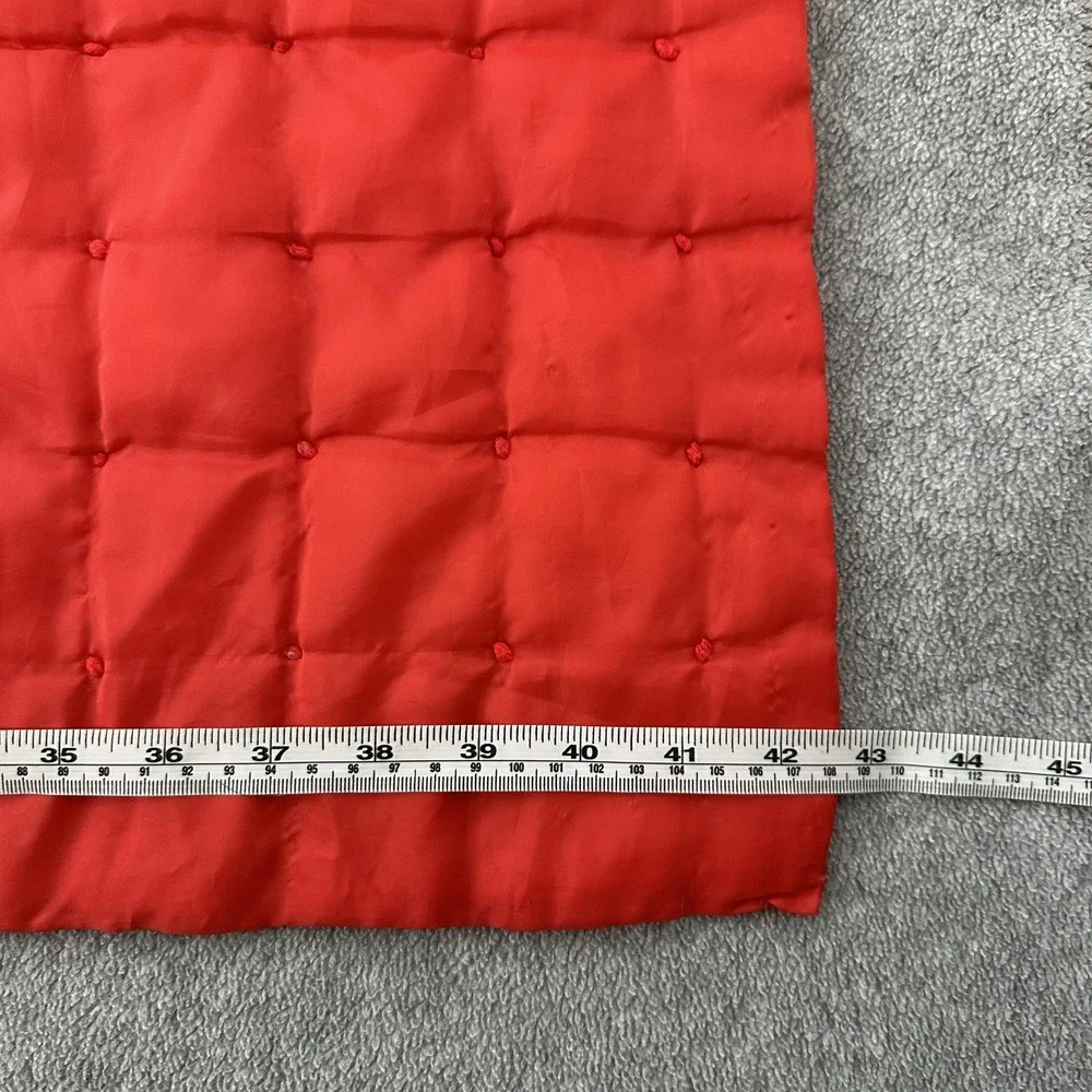 Vintage Raggedy Ann Quilt Baby Red Gingham Checkered Puffy Applique Handmade‎